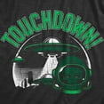 thumbnail image 2 of Womens Touchdown T Shirt Funny Alien UFO Football Joke Tee for Ladies Womens Graphic Tees, 2 of 9