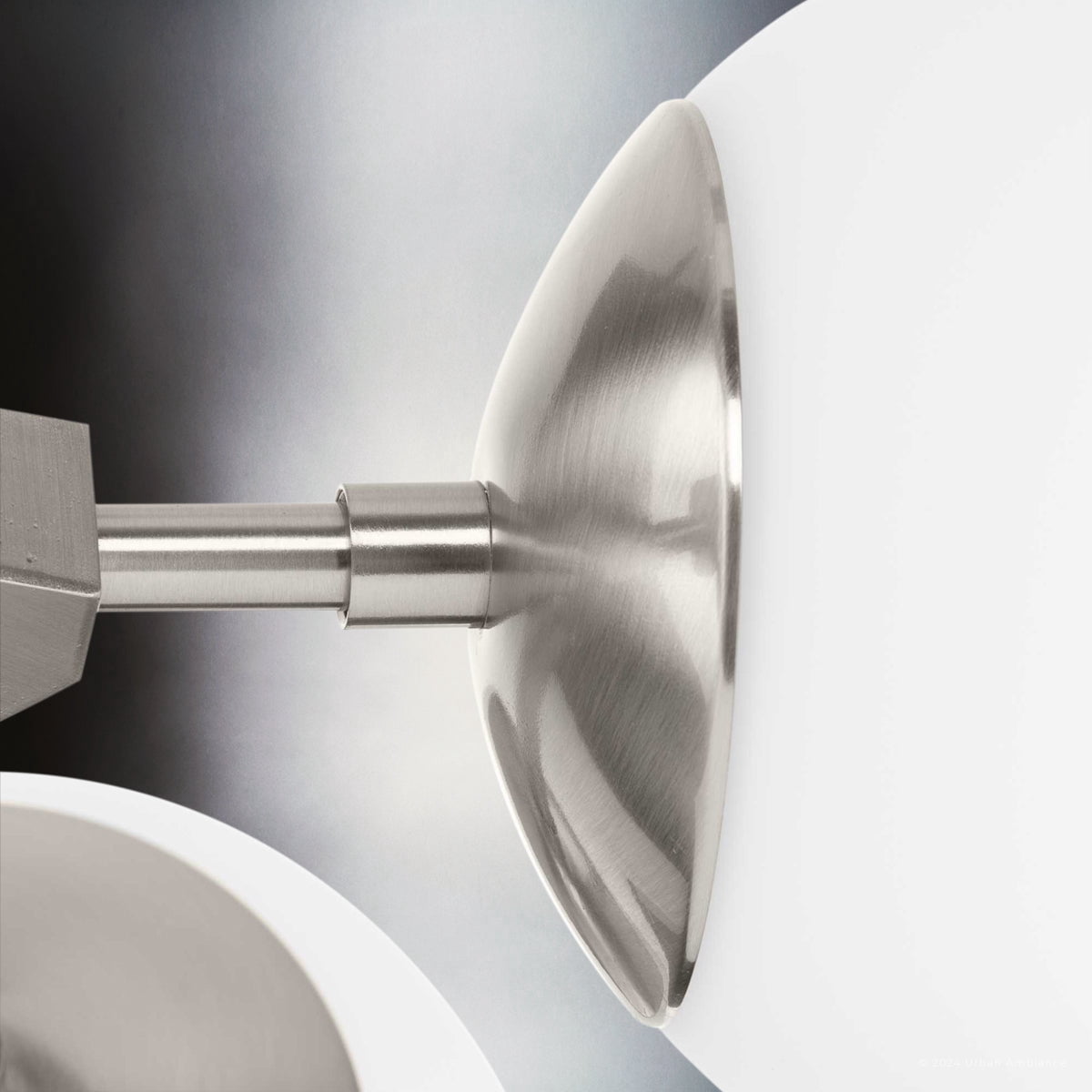 Luxury Minimalist Chandelier, Brushed Nickel, UHP4620