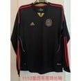 thumbnail image 1 of 2011 12 Camiseta De Fútbol De México Visitante retro Negro Manga Larga Gao Jiahui  unisex, 1 of 1