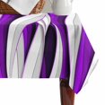 thumbnail image 4 of Purple White Moire Table Cloth Waterproof Tablecloths, Modern Abstract Art Tablecloth Dining Table Cover for Kitchen Party Tabletop Outdoor, Rectangle Tablecloth 52x70 Inch, 4 of 9