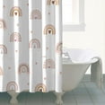 thumbnail image 4 of Waterproof Bohemian Shower Curtain 72x72 Inch Boho Style Polyester Unique Shower Curtain for Bathroom Hotel Home Decor with 12 Plastic Hooks, 4 of 5