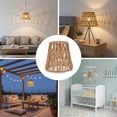 thumbnail image 7 of Wiywef Hand-woven Pendant Lamp Shade Boho Style Ceiling Pendant Lamp Cover Paper Rope Lamp Shade For Ceiling/Wall/Table Lamps, 7 of 7