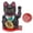 Black, variant on Suodoka Solar Powered Wealth Welcoming Cat Waving Arm 6.3 Inch Lucky Money Fortune Cat Figurine for Home Car Office Desk Decoration, White