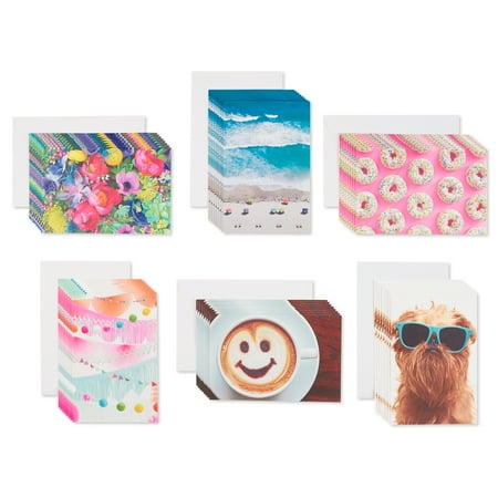 Blank Paper Greeting Cards - American Greetings 48-Count Assorted Blank Greeting Cards
