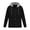 Black Jacket for Men, variant on Men's Fashion Hooded Jacket Warm Hooded Coat with Pocket Patchwork Button-up Hooded Drawstring Coat Long Sleeve Jacket Gray XL