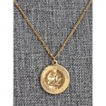 thumbnail image 4 of UPM Global 15811 Gold Layered Butterfly Coin Goldtone Double Strand Love Necklace, 4 of 6