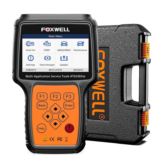 Escáner Automotive Elite de Foxwell NT650 Elite en portugués