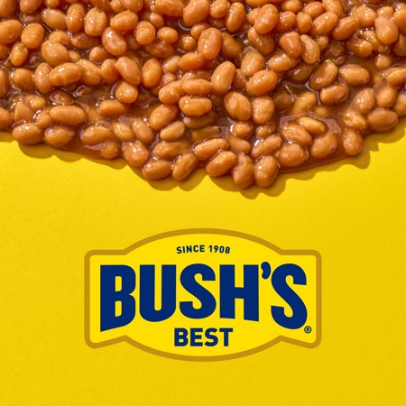 BUSH’S BARBECUE BAKED BEANS, PLANT-BASED PROTEIN, CANNED BBQ BEANS, 16 OZ