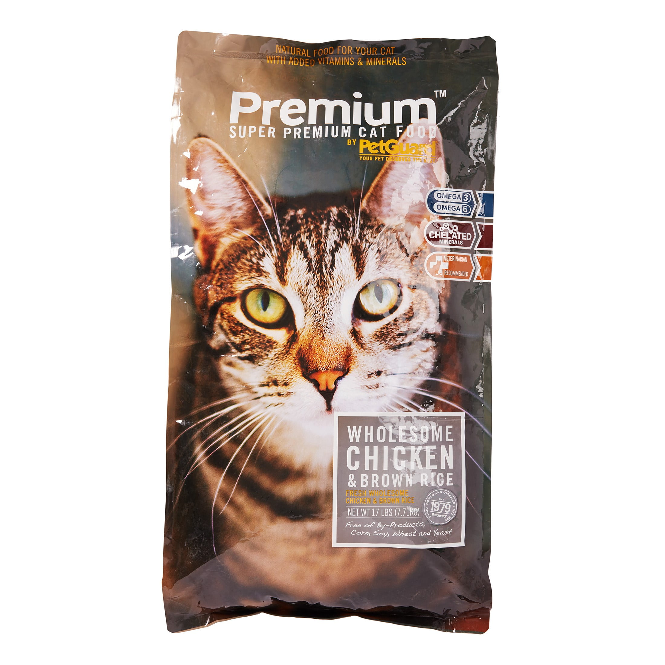 PetGuard Premium Wholesome Chicken & Brown Rice Dry Cat ...