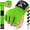 Green, variant on WYOX Gel Boxing Hand Wraps Boxing Glove  Men & Women –Padded Quick Wraps with 80cm Wrist Straps for Muay Thai, MMA, Kickboxing, & Martial Arts – Breathable Fingerless Workout Gloves, Inner Gloves