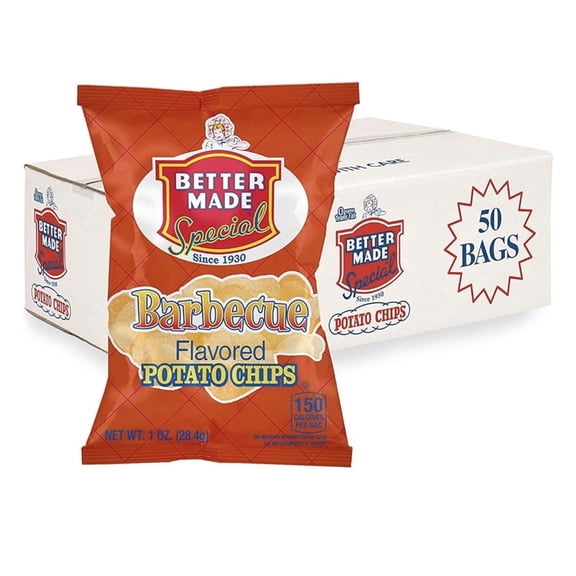 Better Made Chips BBQ 50 Pack (50x 1oz)