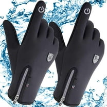 Sport Gloves Heated Gloves, Winter Gloves For Men Outdoor Sports Gloves Short Plus Velvet Windproof Water Proof Velvet Gloves Winter Cycling Warm Gloves