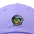 thumbnail image 2 of Dalix Cosmic Frog Embroidered Womens Cotton Dad Hat Baseball Cap Adjustable in Lavender, 2 of 5