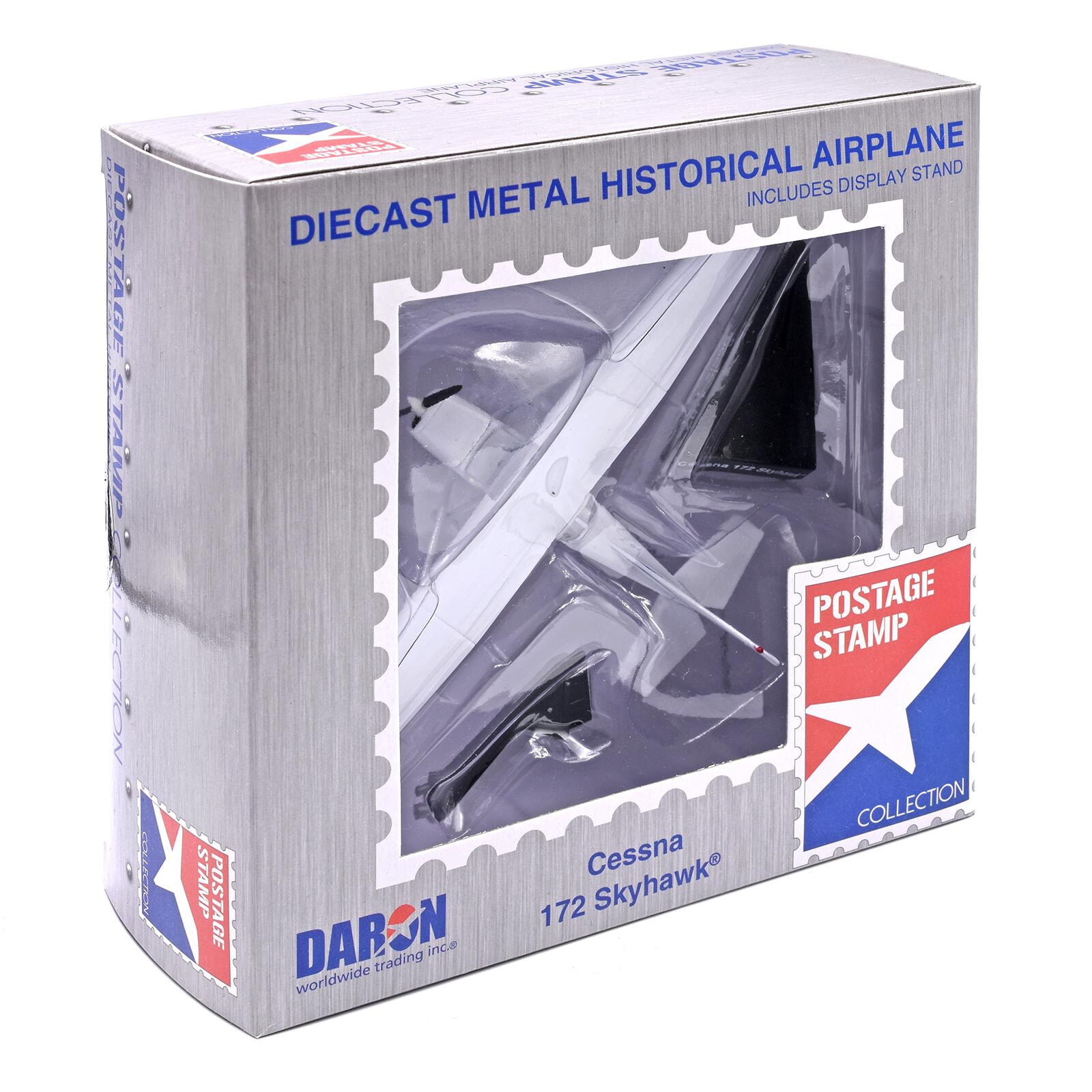 Postage Stamp Cessna 172 Skyhawk 1:87 Scale Model Plane - Walmart.com