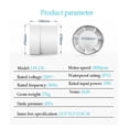 thumbnail image 6 of 4/6inch Duct Exhaust Fan Pipe Vent Air Window Wall Bathroom Toilet Kitchen Air Cleaning Extractor Wall Window Ventilator ,Energy-Efficient, 6 of 6