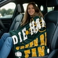 thumbnail image 6 of Green Bay Fan Letter Pattern Blanket, Soft Comfortable Throw Blanket, Warm Napping Blanket for Home Office, Bedroom Decor Accessories, 6 of 7