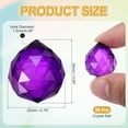 thumbnail image 2 of Uxell 20Pack Esfera de Cristal Prisma, 20mm/0.8" Esfera Decorativa Atrapa Luz del Sol, Púrpura, 2 of 6