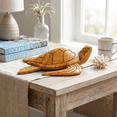 thumbnail image 6 of G6 Collection Wooden Tortoise Home Decor Sculpture Statue Hand Carved Accent Figurine Handcrafted Handmade Seaside Tropical Nautical Ocean Coastal Swimming Turtle Size: 8" Long x 6" Wide x 2" Tall, 6 of 8