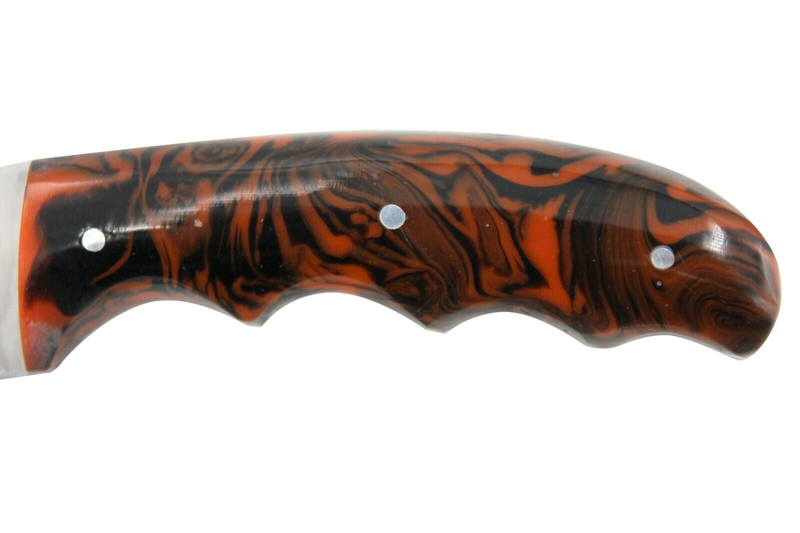 Old Ram Gut Hook Deer Skinner Fixed Blade Sharp Hunting Camping Knife w/ Sheath