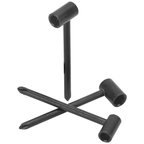 Guitar Neck Adjustment Tool, 7mm/8mm/6.35mm Universal 3PCS Truss Rod Wrench For Maintenance Black