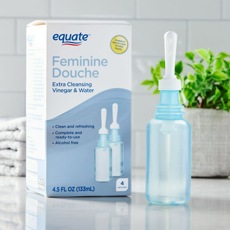 Equate Extra Cleansing Feminine Douches, 4 Count Pack - Walmart.com