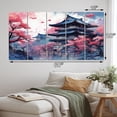 thumbnail image 4 of Designart "Landscape of the Rising Sun in Japan VI" Japanese Metal Art Print Set, 4 of 5