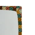thumbnail image 3 of Ambesonne Geometric Fitted Sheet, Retro Pop Art Squares, Queen Size, Teal Ruby and Apricot, 3 of 5