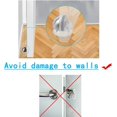 thumbnail image 2 of Sound Dampening Door Stop, Quick Installation Wall Protector With Strong Suction For Wide Range Usage (2 Pack), 2 of 6