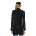 thumbnail image 3 of Nituyy Women Casual Blazer, Open Front Solid Color Lapel Suit Jacket, 3 of 6