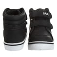 thumbnail image 4 of Sail Little Kids Hook & Loop Flat Heel Casual Shoes - Black , Size: 9, 4 of 5