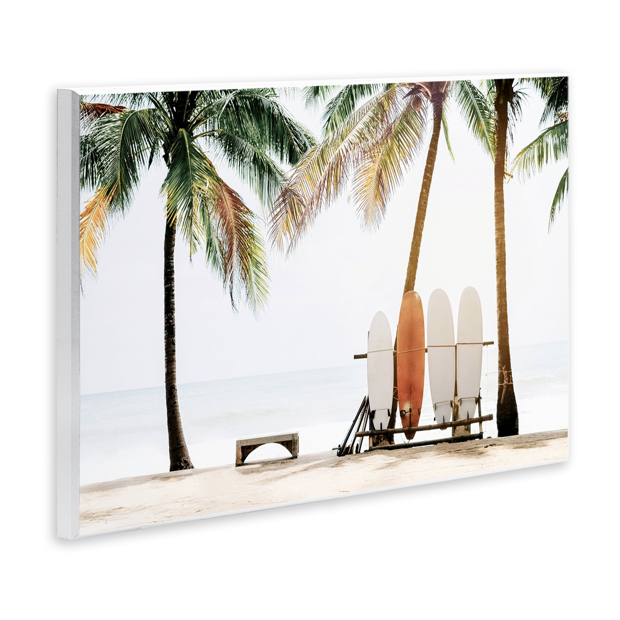 Stupell Industries Hawaii Surfing View Nautical & Beach Photography Unframed Art Print Wall Art, 15 x 10