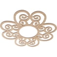 thumbnail image 2 of Ekena Millwork 38"OD x 13"ID x 3/8"T Cohen Wood Fretwork Pierced Ceiling Medallion, Alder, 2 of 3