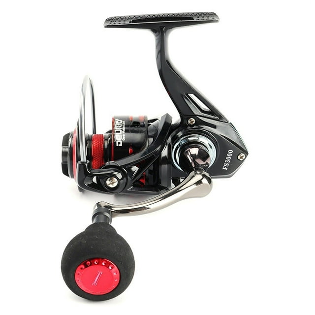 DEUKIO FS5000 All-Metal Spinning Fishing Reel – Ultra-Durable Full Metal Body & Line Cup for Smooth Line Retrieval, Versatile for Lure Fishing & Long Casting, Export-QualityEssential for Anglers of