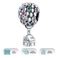 thumbnail image 3 of ROSIANNA 925 Sterling Silver Air Balloon Up House Charm For Bracelet & Necklace, 3 of 4