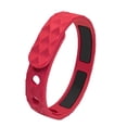 thumbnail image 1 of New Design Adjustable Silicone Sweatproof Anti-Static Wristbands RedUp Far Infrared Negative Ions Wristband Sport Bracelets Waterproof RED, 1 of 7