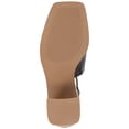 thumbnail image 6 of Journee Womens Bobby Stacked Heel Square Toe Pumps, Widths Available, 6 of 10