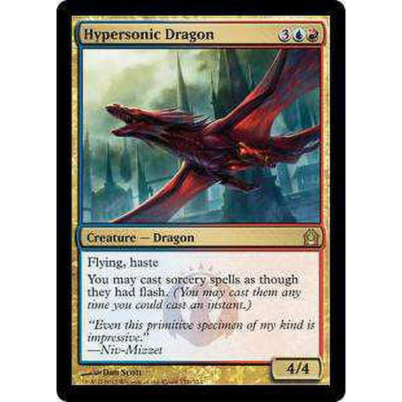 MtG Return to Ravnica Rare Hypersonic Dragon #170