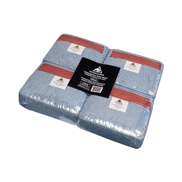 Workhorse Replacement Mop Heads Pack Of 4