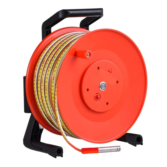 328ft/100m Water Level Indicator, Water Depth Gauge with 15mm Stainless Steel Probe, Minimum resolution 1 mm / 0.03 inches Battery Powered(Batteries Not Included)