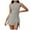 Grey, variant on Women's Sports Dress - Strap Casual Fitness Yoga Tennis Dress with Back Design