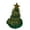 Gold Green, variant on Visland Green Ribbon Hat with Plush Small Ball Star Cap Top Xmas Dress Up Cloth Xmas Performance Wear Hat for Christmas