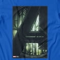 thumbnail image 3 of Marvel Avengers Doomsday Movie Poster Women's T-Shirt (Royal, S-XXL), 3 of 4