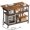 Rustic Brown, Ink Black, variant on Kitchen Island with Drop Leaf, Kitchen Workbench with Extendable Worktop, Kitchen Cart, Pegboard, Power Strip, Adjustable Shelf, Golden Oak and Cloud White