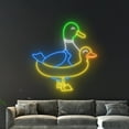 thumbnail image 4 of Handmadetneonsign Mallard Duck Neon Sign, Mallard Duck Wall Art Decor, Mallard Wall Decor, 4 of 5