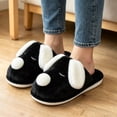 thumbnail image 6 of CHICVOMEY Fuzzy Memory Foam Slippers for Women Men Cozy Warm House Shoes Indoor with No-Slip Sole Unisex Style for Winter, 6 of 9
