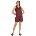 thumbnail image 5 of Bimba Sexy Schiffli Nightwear Set For Womens 2 Pcs Summer V-Neck Sleeveless Loungewear, 5 of 7