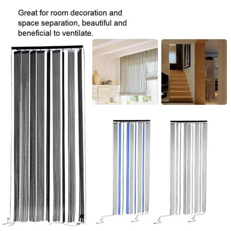 Walfront Metal Insect Pest Fly Control Door Screen Curtain With