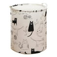 thumbnail image 2 of EUDIDV Extra-Large Fashion Printed Household Foldable Toy Clothing Storage Bag Laundry Basket Collapsible Storage Bag Roomy, 2 of 3