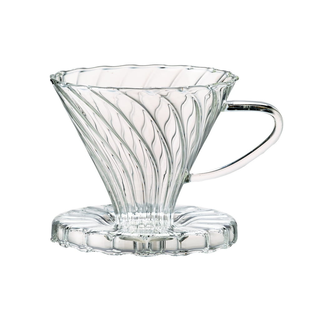 HIC Pour Over Coffee Borosilicate Glass Filter Cone