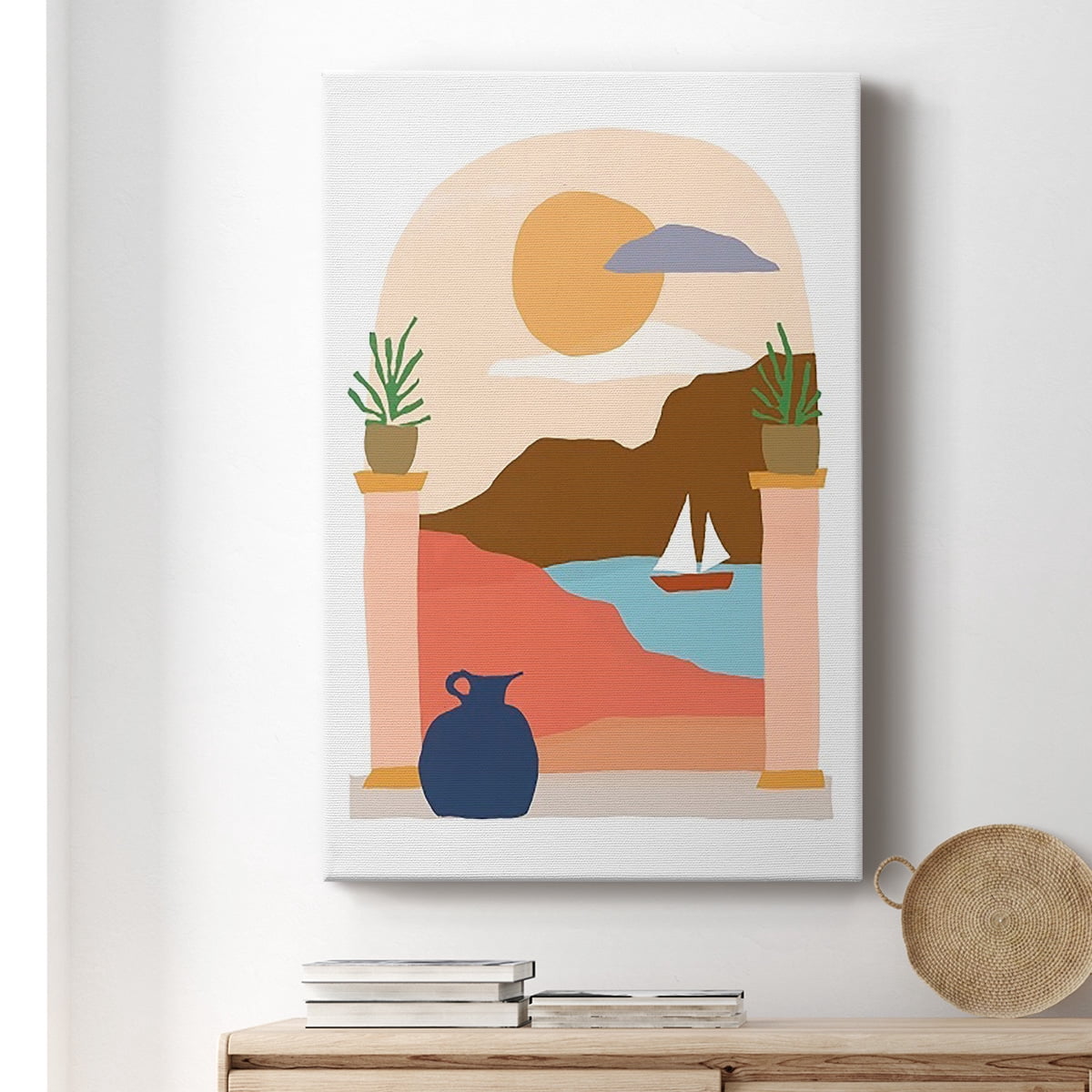 Paper Scene III Premium Gallery Wrapped Canvas - Ready to Hang
